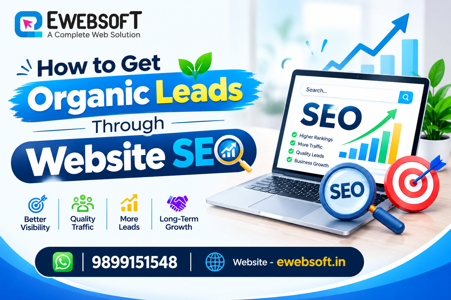 How to Get Organic Leads Through Website SEO