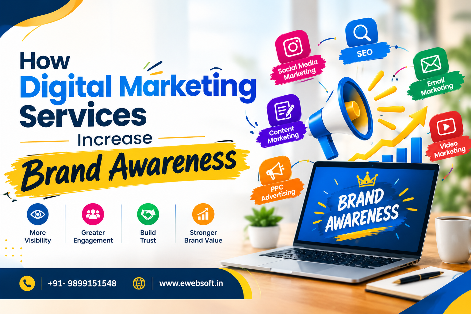 How Digital Marketing Services Increase Brand Awareness